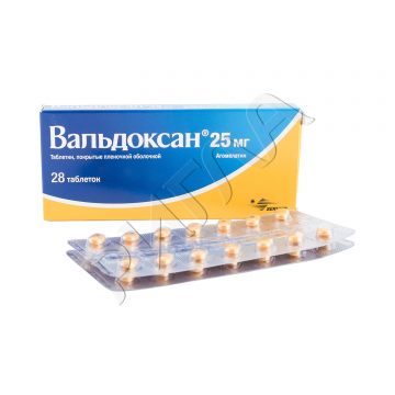 Вальдоксан таблетки покрытые оболочкой 25мг №28 ** в аптеке Здравсити в городе Барда