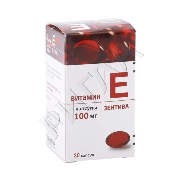 Витамин Е капсулы 100мг №30 в аптеке Без сети в городе Кореновск