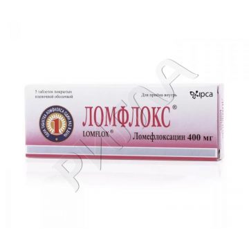 Ломфлокс таблетки покрытые оболочкой плен. 400мг №5 ** в аптеке А Мега в городе Задонск