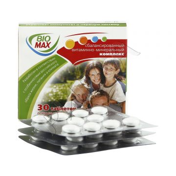 Био-макс таблетки покрытые оболочкой №30 в аптеке Аптека от склада в городе Шелехов