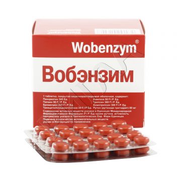 Вобэнзим таблетки покрытые оболочкой №200 в аптеке Без сети в городе Бабаево