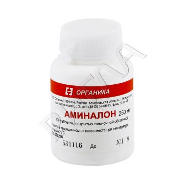 Аминалон таблетки покрытые оболочкой 250мг №100 ** в аптеке Без сети в городе Новокузнецк