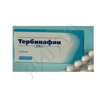 Тербинафин таблетки 250мг №10 ** в аптеке Будь Здоров в городе Валдай
