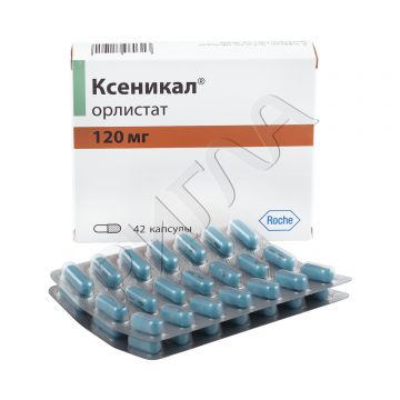Ксеникал капсулы 120мг №42 ** в аптеке Апрель в городе Новороссийск