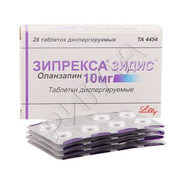 Зипрекса Зидис таблетки диспергируемые 5мг №28 ** в аптеке Аптека ру в городе Сысерть