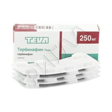 Тербинафин-Тева таблетки 250мг №28 ** в аптеке Здравсити в городе Лазурный