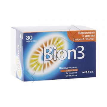 Бион-3 таблетки №30 в аптеке 36,6 в городе Чехов