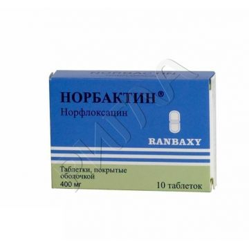 Норбактин таблетки покрытые оболочкой 400мг №10 ** в аптеке 5mg в городе Москва