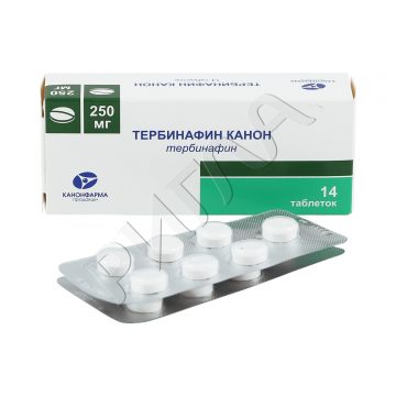Тербинафин таблетки 250мг №14 ** в аптеке Без сети в городе Кировск