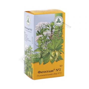 Фитоседан №2 успокоительный сбор 50г в аптеке Надежда Фарм в городе Москва