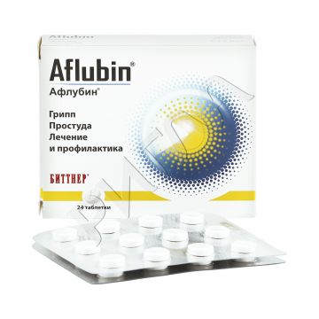 Афлубин гомеопатические таблеткилингв. №24 в аптеке Здравсити в городе Мостовской