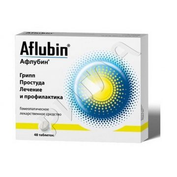 Афлубин гомеопатические таблеткилингв. №48 в аптеке Здравсити в городе Буревестник
