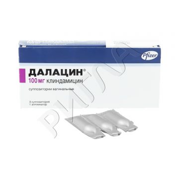 Далацин супп. 100мг №3 ** в аптеке Аптечный склад в городе Усть-Донецкий