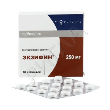 Экзифин таблетки 250мг №16 ** в аптеке Будь Здоров в городе Дзержинский