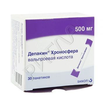 Депакин Хроносфера гранулыпролонг.действия 500мг №30 ** в аптеке Вита в городе Мичуринск