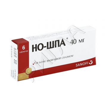 Но-шпа таблетки 40мг №6 в аптеке Вита в городе Апастово