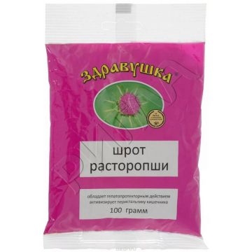 Здравушка из расторопши шрот 100г в аптеке Здравсити в городе Федяково