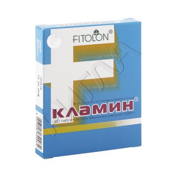 Кламин таблетки 650г №40 в аптеке Областной аптечный склад в городе Коелга