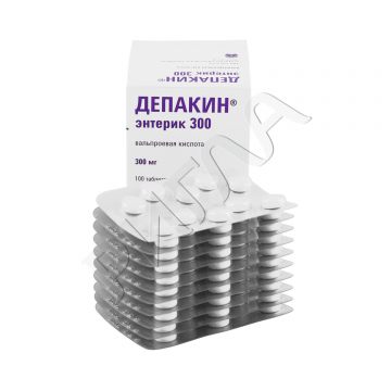 Депакин энтерик таблетки 300мг №100 ** в аптеке Здравсити в городе Нижнедевицк