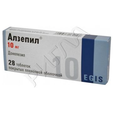 Алзепил таблетки покрытые оболочкой 10мг №28 ** в аптеке Ригла в городе Семибратово